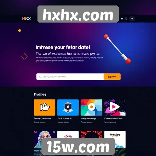 Interface do usuário do site hxhx.com é intuitiva e acessível